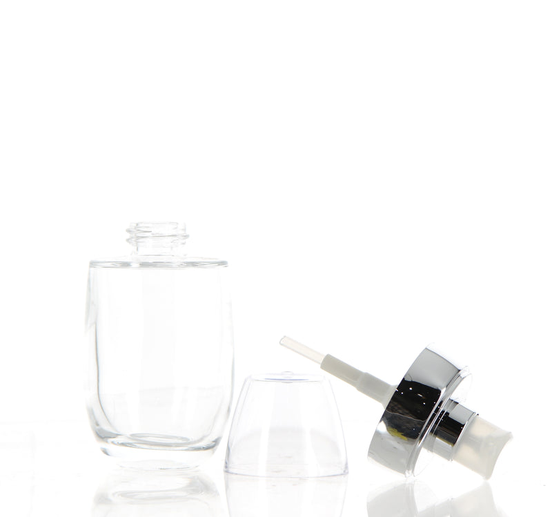 GLASS/METAL/PP, Treatment Pump Bottle