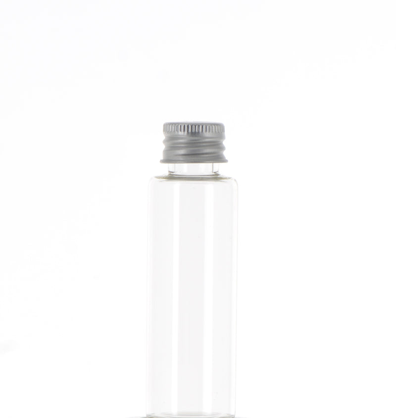 ALUMINUM/GLASS, Round  Bottle