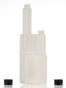 HDPE, Self Measuring Double Neck Dispensing Bottle with CRC Cap