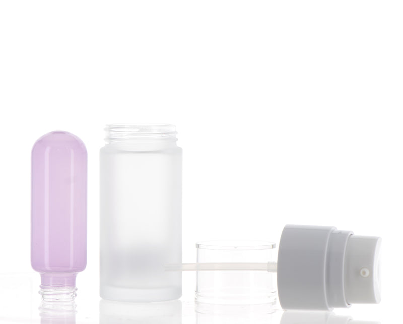 Glass, Treatment Pump Refillable Bottle
