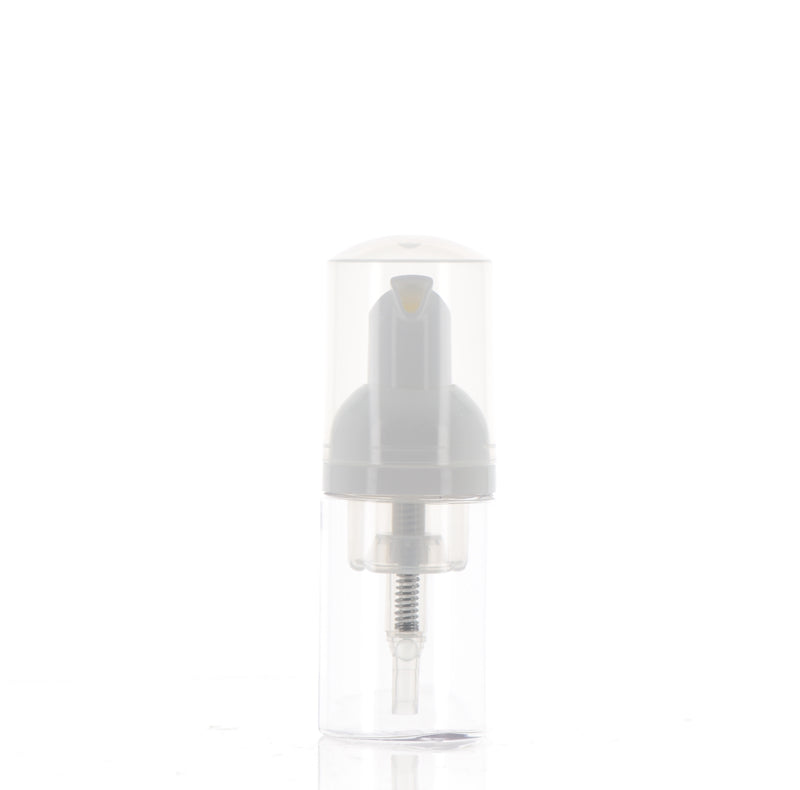 PP/PETG, Foamer Pump Bottle with Over Cap, Dosage 0.4cc