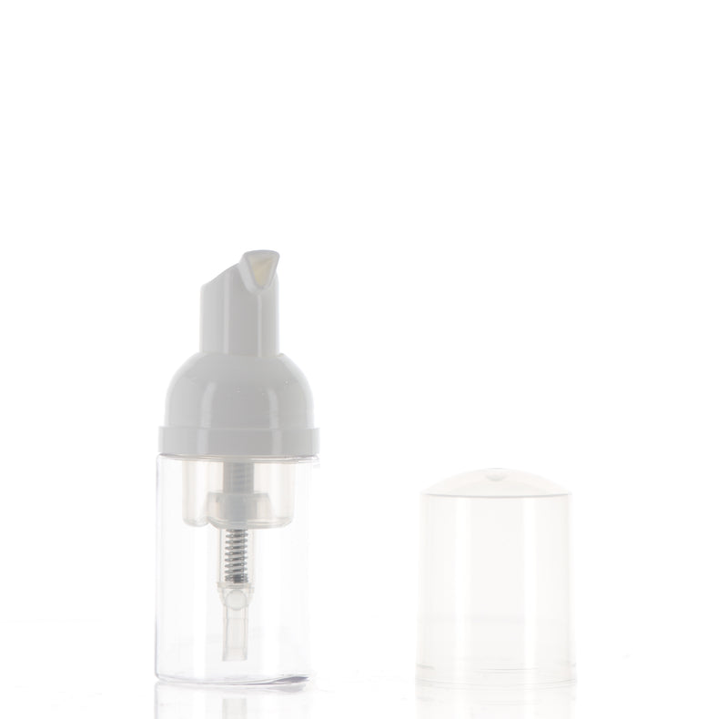 PP/PETG, Foamer Pump Bottle with Over Cap, Dosage 0.4cc