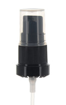 PP, Treatment Pump with Over Cap, Ribbed, 0.13cc