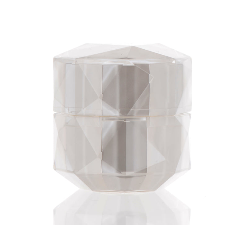 PP/PE, Clear Pearl Diamond Jar, 50ml