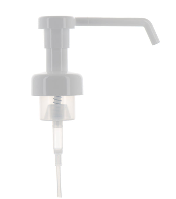 PP, Long Nozzle Foamer Pump, Clip-Lock, Dosage 1.5cc