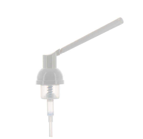 PP, Long Nozzle Mini Foamer Pump, Dosage 0.4cc