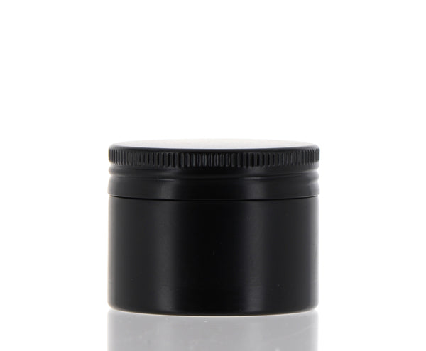 Round, Black, Aluminum Jar, 80ml