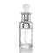 Luxury Silver Coating Glass Bottle with Dropper