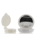 ABS/PP/LDPE, Refillable Makeup Compact with Mirror