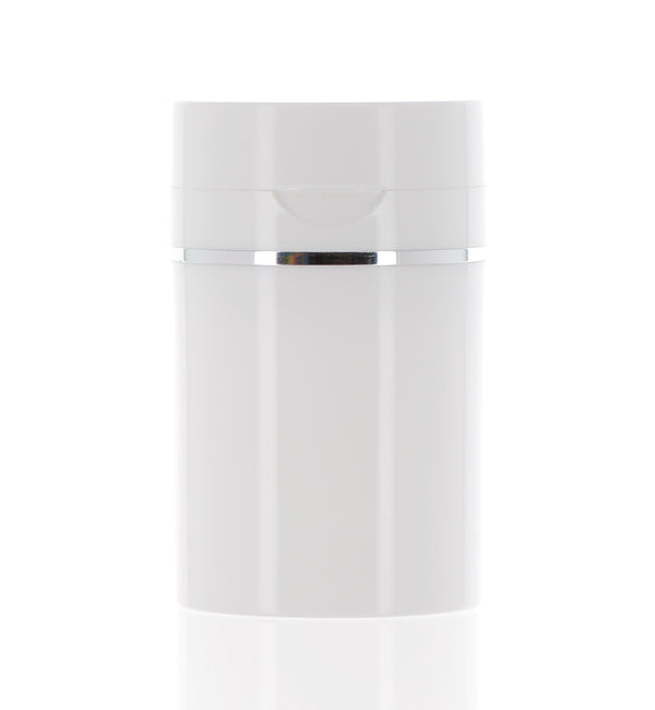 Beauty Loop Cylinder Airless Pump Jar for Beauty Elixirs