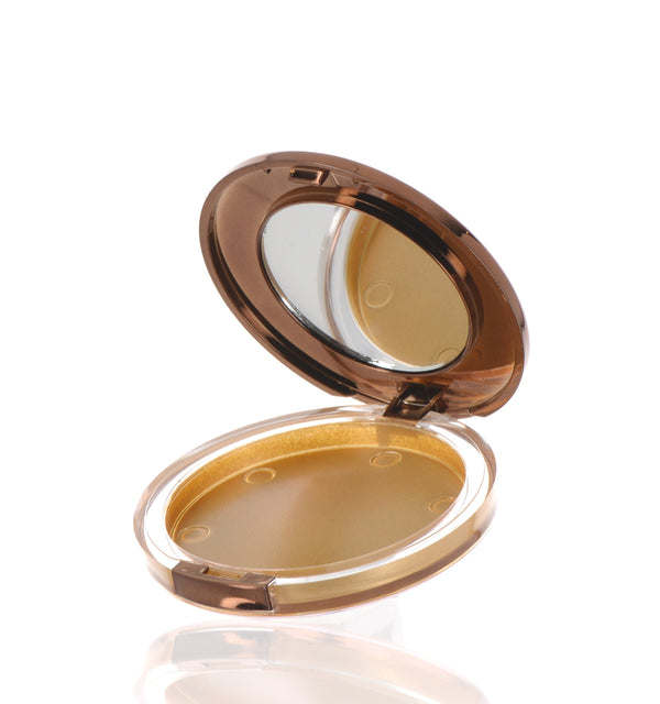 Gold, Makeup Compact with Mirror, 15g