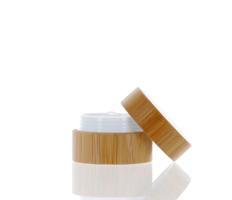 ecofriendly 150g cosmetic full bamboo jar