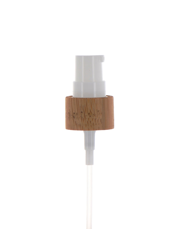 PP/PE/Bamboo, Treatment Pump with Overcap