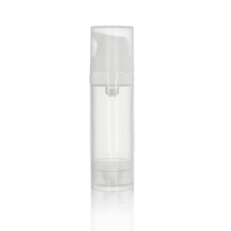 Circular Splendor: 10ml Round Beauty Pump Bottle