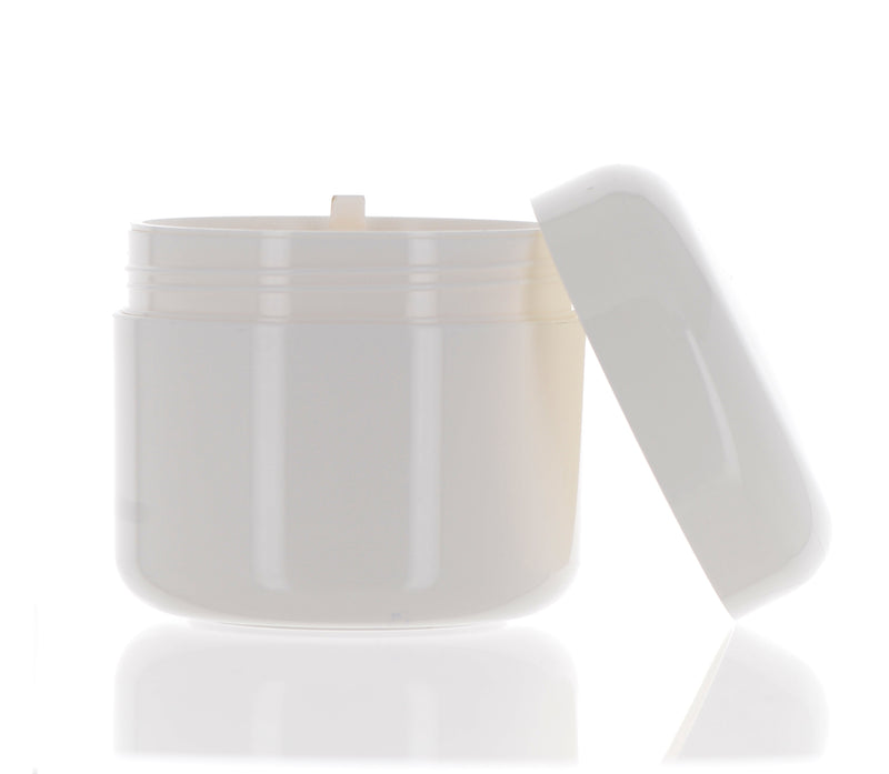 PP, Double Wall Jar with Round Cap