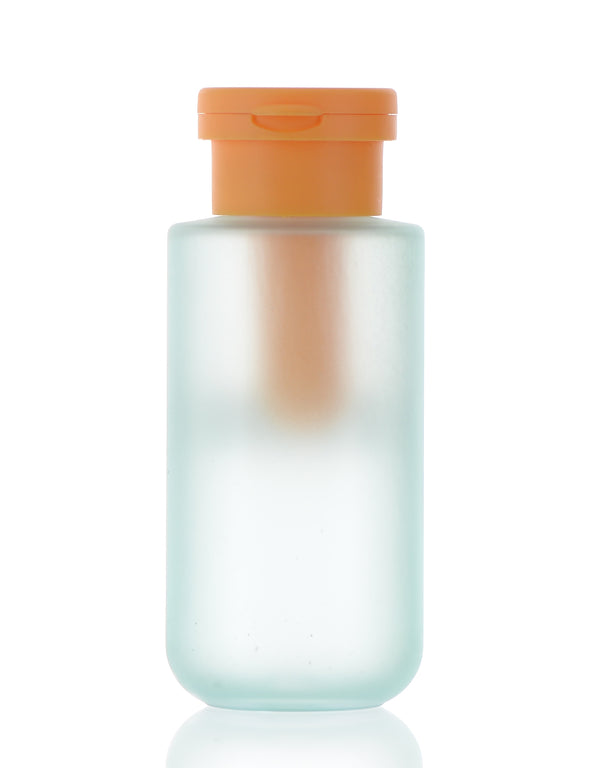 PET, Cylinder Dual Bottle with Flip Top Cap