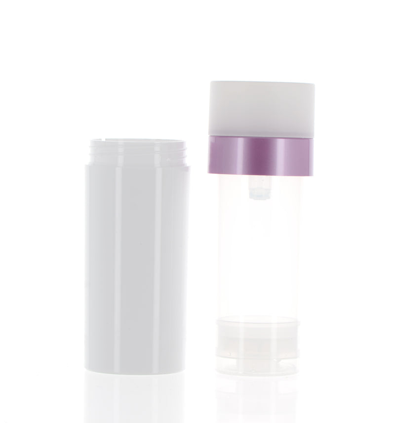 ABS/PP, Beauty's Delight Airless Treatment Pump Refillable Bottle