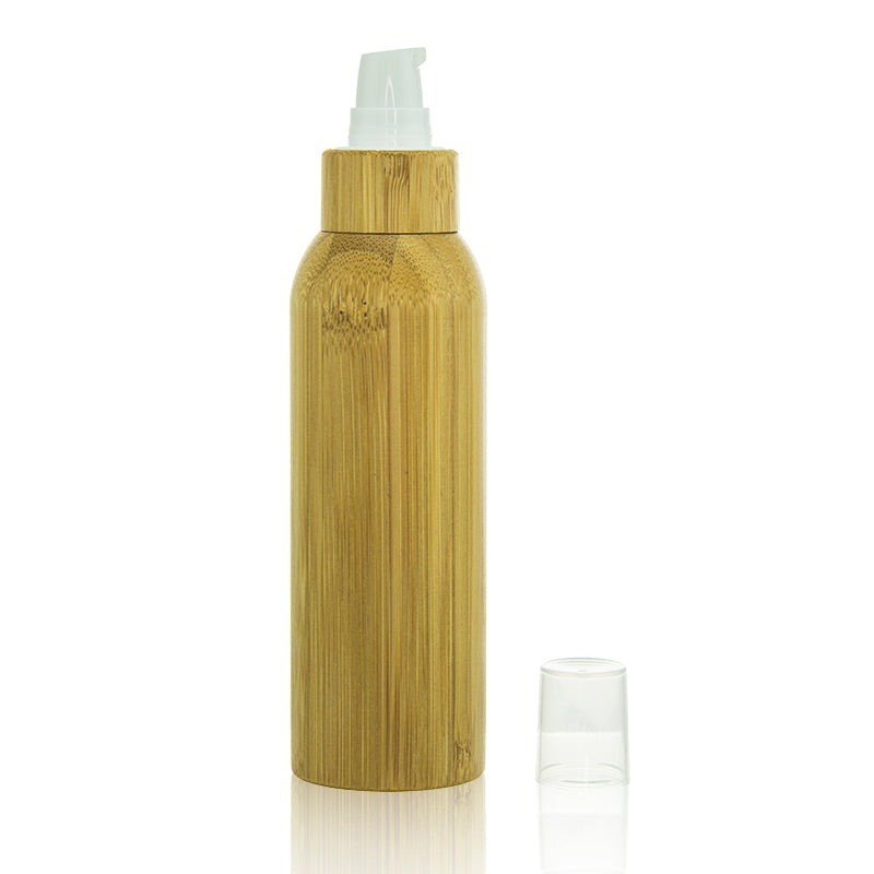 Bamboo Bottle with Treatment Pump