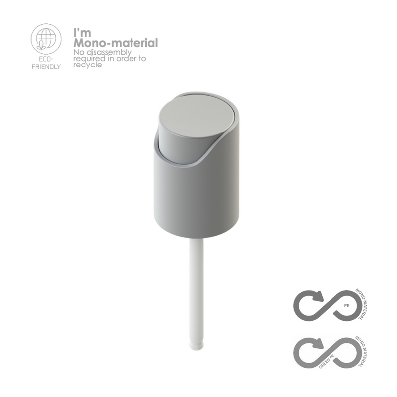 The Infinity Push Dropper: Fully Recyclable (Mono Material)